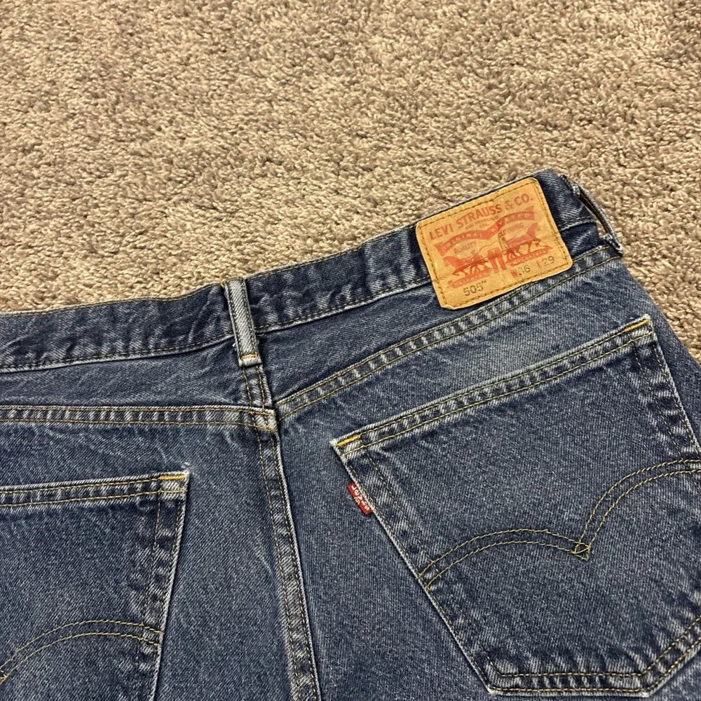 Levis 505 Jeans Mens 36x29 Regular Straight Cowboy Rodeo Ranch Farm Western